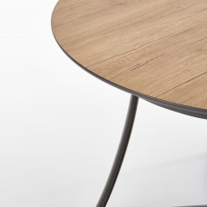 Apaļš izvelkams koka galds MORETTI